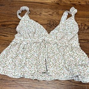 Floral tank top